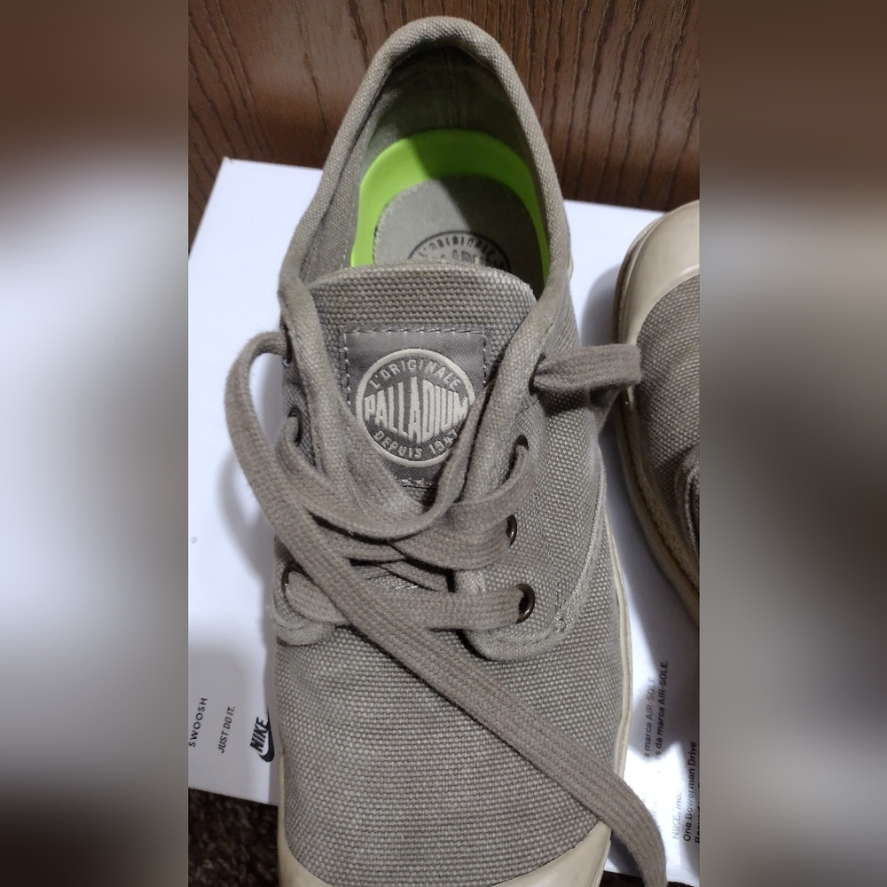 Palladium Military Canvas Low Top Women's Shoes Size 8 - Picture 8 of 9
